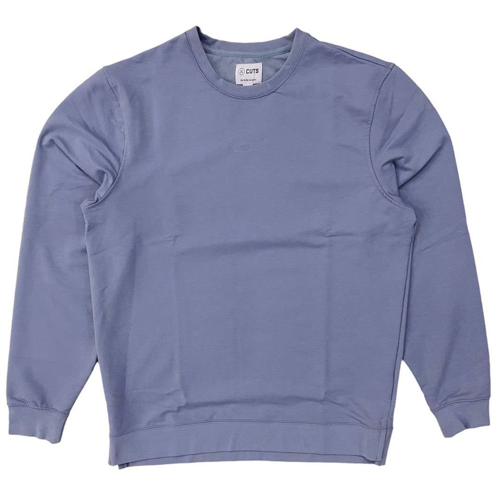 Cuts Clothing Men's Hyperloop Friday Projects Split-Hem Sweatshirt - Stratus 2XL